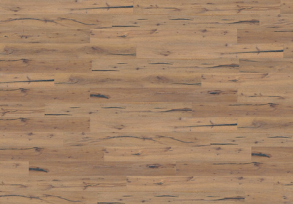 Zbliżenie drewnianej podłogi Deska Dąb.