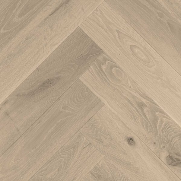 Zbliżenie drewnianej podłogi w jodełkę Super Rustik.