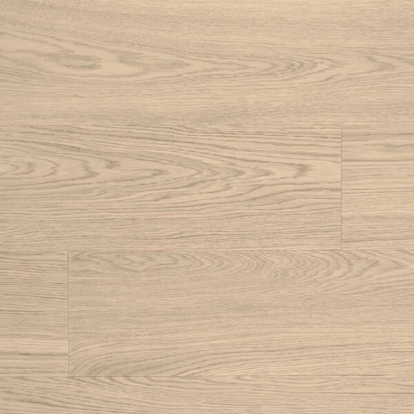 Zbliżenie na beżową drewnianą podłogę przedstawiającą naturalne piękno Dąbu Arno.